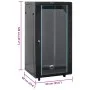 Server-Rack 22U 19" IP20 Schwarz 60x60x120 cm von , Netzwerkspeichersysteme - Ref: Foro24-3307633, Preis: 284,80 €, Rabatt: %