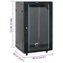 15U 19-Zoll-Serverschrank IP20 Schwarz 60x60x100 cm von , Netzwerkspeichersysteme - Ref: Foro24-3307631, Preis: 256,57 €, Rab...