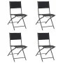 Folding garden chairs 4 units steel and textilene by vidaXL, Garden chairs - Ref: Foro24-313083, Price: 144,72 €, Discount: %
