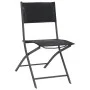 Folding garden chairs 4 units steel and textilene by vidaXL, Garden chairs - Ref: Foro24-313083, Price: 144,72 €, Discount: %