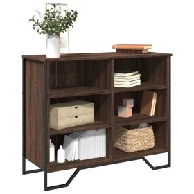Aparador madera contrachapada roble marrón 91x35,5x74,5 cm by , Sideboards - Ref: Foro24-848553, Price: 67,57 €, Discount: %