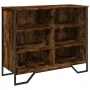 Aparador madera de ingeniería roble ahumado 91x35,5x74,5 cm von , Sideboards - Ref: Foro24-848551, Preis: 65,69 €, Rabatt: %