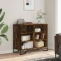 Aparador madera de ingeniería roble ahumado 91x35,5x74,5 cm von , Sideboards - Ref: Foro24-848551, Preis: 65,69 €, Rabatt: %