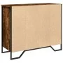 Aparador madera de ingeniería roble ahumado 91x35,5x74,5 cm von , Sideboards - Ref: Foro24-848551, Preis: 65,69 €, Rabatt: %