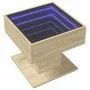 Mesa de centro y LED madera ingeniería roble Sonoma 50x50x45 cm von , Couchtisch - Ref: Foro24-847527, Preis: 82,66 €, Rabatt: %
