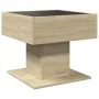 Mesa de centro y LED madera ingeniería roble Sonoma 50x50x45 cm von , Couchtisch - Ref: Foro24-847527, Preis: 82,66 €, Rabatt: %
