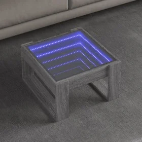 Mesa de centro con Infinity LED gris Sonoma 50x53x30 cm von , Couchtisch - Ref: Foro24-847628, Preis: 77,03 €, Rabatt: %