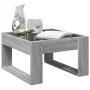 Mesa de centro con Infinity LED gris Sonoma 50x53x30 cm by , Coffee table - Ref: Foro24-847628, Price: 77,03 €, Discount: %
