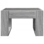 Mesa de centro con Infinity LED gris Sonoma 50x53x30 cm by , Coffee table - Ref: Foro24-847628, Price: 77,03 €, Discount: %