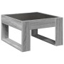 Mesa de centro con Infinity LED gris Sonoma 50x53x30 cm by , Coffee table - Ref: Foro24-847628, Price: 78,13 €, Discount: %