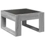 Mesa de centro con Infinity LED gris Sonoma 50x53x30 cm by , Coffee table - Ref: Foro24-847628, Price: 77,03 €, Discount: %