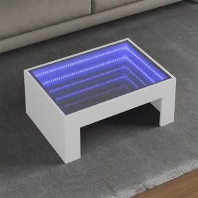Mesa de centro con Infinity LED blanco 70x50x30 cm by , Coffee table - Ref: Foro24-847609, Price: 94,22 €, Discount: %