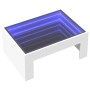 Mesa de centro con Infinity LED blanco 70x50x30 cm by , Coffee table - Ref: Foro24-847609, Price: 95,57 €, Discount: %