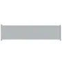 Toldo lateral retráctil para patio gris 600x160 cm by vidaXL, Umbrellas - Ref: Foro24-313379, Price: 103,03 €, Discount: %