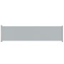 Toldo lateral retráctil para patio gris 600x160 cm by vidaXL, Umbrellas - Ref: Foro24-313379, Price: 105,29 €, Discount: %