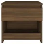 Bedside table made of brown oak plywood, measuring 40x30x39 cm. by , Nightstands - Ref: Foro24-815133, Price: 39,99 €, Discou...