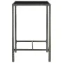 Synthetic rattan and gray glass high garden table 70x70x110 cm by vidaXL, Garden tables - Ref: Foro24-313459, Price: 71,00 €,...