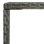 Synthetic rattan and gray glass high garden table 70x70x110 cm by vidaXL, Garden tables - Ref: Foro24-313459, Price: 72,45 €,...