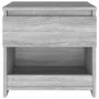 Gray Sonoma plywood bedside table 40x30x39cm by , Nightstands - Ref: Foro24-815131, Price: 38,84 €, Discount: %