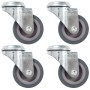 Drehbare Räder mit Loch für Bolzen 4 Stück 50 mm von , Materialhandhabung - Ref: Foro24-143422, Preis: 17,59 €, Rabatt: %