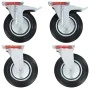 Swivel wheels 4 units 200 mm by , Material handling - Ref: Foro24-143460, Price: 64,46 €, Discount: %