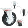 Swivel wheels 4 units 200 mm by , Material handling - Ref: Foro24-143460, Price: 64,46 €, Discount: %