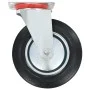 Swivel wheels 4 units 200 mm by , Material handling - Ref: Foro24-143460, Price: 64,46 €, Discount: %