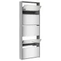 Shoe cabinet and mirror 5 levels gray Sonoma 63x17x169.5 cm by , Shoe racks and shoe organizers - Ref: Foro24-3228284, Price:...