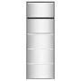 Shoe cabinet and mirror 5 levels gray Sonoma 63x17x169.5 cm by , Shoe racks and shoe organizers - Ref: Foro24-3228284, Price:...