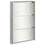Shoe cabinet and mirror 5 levels gray Sonoma 63x17x169.5 cm by , Shoe racks and shoe organizers - Ref: Foro24-3228284, Price:...