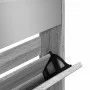 Shoe cabinet and mirror 5 levels gray Sonoma 63x17x169.5 cm by , Shoe racks and shoe organizers - Ref: Foro24-3228284, Price:...