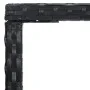 High garden table made of synthetic rattan and black glass 70x70x110 cm by vidaXL, Garden tables - Ref: Foro24-313458, Price:...