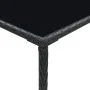 High garden table made of synthetic rattan and black glass 70x70x110 cm by vidaXL, Garden tables - Ref: Foro24-313458, Price:...