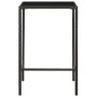 Synthetic rattan and brown glass high garden table 70x70x110 cm by vidaXL, Garden tables - Ref: Foro24-313457, Price: 86,35 €...