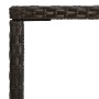 Synthetic rattan and brown glass high garden table 70x70x110 cm by vidaXL, Garden tables - Ref: Foro24-313457, Price: 87,37 €...