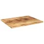 Rectangular table board made of rough mango wood, measuring 90x80x2.5 cm. by , Table tops - Ref: Foro24-371351, Price: 88,54 ...
