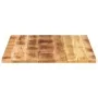 Rectangular table board made of rough mango wood, measuring 90x80x2.5 cm. by , Table tops - Ref: Foro24-371351, Price: 88,54 ...