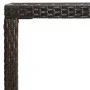 Synthetic rattan and brown glass high garden table 130x60x110cm by vidaXL, Garden tables - Ref: Foro24-313460, Price: 87,42 €...