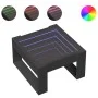 Coffee table with Infinity LED black 50x53x30 cm by , Coffee table - Ref: Foro24-847624, Price: 70,62 €, Discount: %