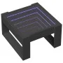 Couchtisch mit Infinity LED in Schwarz 50x53x30 cm von , Couchtisch - Ref: Foro24-847624, Preis: 70,62 €, Rabatt: %