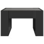 Coffee table with Infinity LED black 50x53x30 cm by , Coffee table - Ref: Foro24-847624, Price: 69,56 €, Discount: %