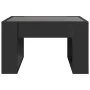 Coffee table with Infinity LED black 50x53x30 cm by , Coffee table - Ref: Foro24-847624, Price: 70,62 €, Discount: %