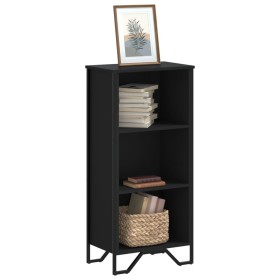 Engineered wood black shelf 50x31x106 cm by , Bookcases and shelves - Ref: Foro24-848604, Price: 50,82 €, Discount: %