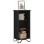 Engineered wood black shelf 50x31x106 cm by , Bookcases and shelves - Ref: Foro24-848604, Price: 50,82 €, Discount: %