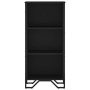 Engineered wood black shelf 50x31x106 cm by , Bookcases and shelves - Ref: Foro24-848604, Price: 50,82 €, Discount: %