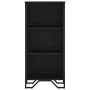 Engineered wood black shelf 50x31x106 cm by , Bookcases and shelves - Ref: Foro24-848604, Price: 49,94 €, Discount: %