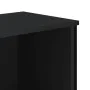 Engineered wood black shelf 50x31x106 cm by , Bookcases and shelves - Ref: Foro24-848604, Price: 49,94 €, Discount: %