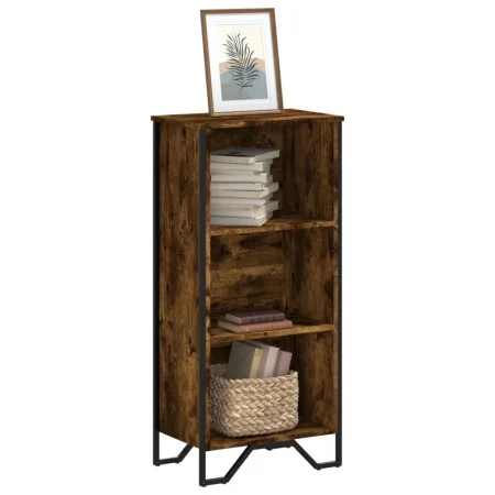 Engineered wood smoked oak bookshelf 50x31x106 cm by , Bookcases and shelves - Ref: Foro24-848606, Price: 50,67 €, Discount: %