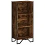 Engineered wood smoked oak bookshelf 50x31x106 cm by , Bookcases and shelves - Ref: Foro24-848606, Price: 50,67 €, Discount: %