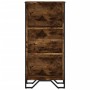 Rauchige Eichen-Ingenieurholzregal 50x31x106 cm von , Bücherregale und Regale - Ref: Foro24-848606, Preis: 49,22 €, Rabatt: %